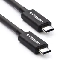StarTech.com Thunderbolt 3 (40Gbps) USB C Cable - Black - 50cm