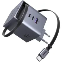 UGREEN 100 W GaN Fast Charger with Retractable Cable