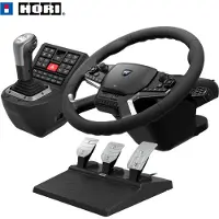 Hori Force Feedback Truck Control System - Sæt med rat, pedaler og håndtag til gearskifte - kablet - for PC