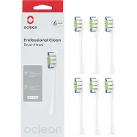 Oclean Børstehoved Professional Clean 6-Pak Hvid