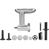 KitchenAid kødhakker med pølsetragt Stainless steel