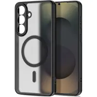 Tech-Protect BasicMag MagSafe-cover til Samsung Galaxy S26 - transparent sort