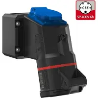 Walther design CEE Kombiudtag 5P 16A 230V m/Schuko sk