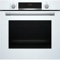 Bosch Serie | 4 HBA534BW3 - Ovn - til indbygning - niche - bredde: 56 cm - dybde: 55 cm - højde: 58.5 cm - med selv-rengøring - Klasse A+ - hvid