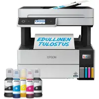 Epson EcoTank ET-5170 - Multifunktionsprinter - Farve - ink-jet - A4 (210 x 297 mm) (original) - A4/Legal (medie) - op til 17 spm (udskrift) - 250 ark - 33.6 kbps - USB, LAN, Wi-Fi