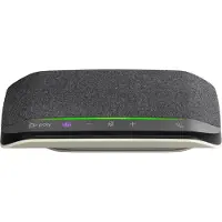 Poly Sync 10 - Konferencetelefon håndfri - kablet - USB-A, USB-C - sølv