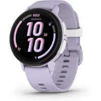 Garmin Bounce 2 - 43 mm - smart ur med bånd - silikone - håndledsstørrelse: 115-180 mm - display 1.2 - 4 GB - ANT+/ANT, Bluetooth, Wi-Fi, LTE - 26.5 g - lyselilla