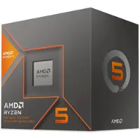AMD Ryzen 5 8600G Wraith Stealth CPU - 6 kerner - 4.35 GHz - AM5 - Boxed (med køler)