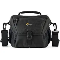 Lowepro Nova 160 AW II - Skuldertaske til digitalkamera med objektiver - 600D polyester, 150D polyester, 148T polyester, 190T ripstop, 450D Shadow Rip Polyester, 190T nylon - sort