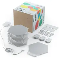Nanoleaf Shapes Starter Kit - Trådløst belysningssæt - LED x 15 - 2 W - klasse G - RGBW-lys - 1200-6500 K - hexagon