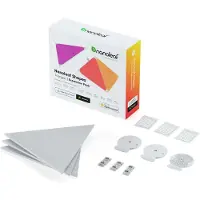 Nanoleaf Shapes - Trådløs belysning ekspansionssæt - LED x 3 - 1.5 W - RGBW-lys - 1200-6500 K - triangel