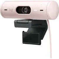 Logitech | BRIO 500 - Webcam - farve - Full HD (1920 x 1080) - Indbygget mikrofon (Stereo) - USB-C - Rose