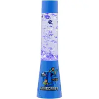 Paladone Minecraft Flow Lamp / Minecraft glitterlampe med undervandstema