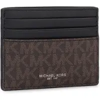 Michael Kors Michael Korstil mænd. 39F9LGYD2B Greyson stor kortholder med logoer brun, sort (OSFA), Casual, Kanvas