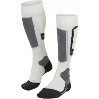 Falke - Skistrømper dame - SK4 Advanced W Off White til UnisexUld - Størrelse 39-40 - Hvid