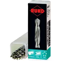 RUKO Din 338 Hss Ground Self-centering Helical Ø 6.75 Mm Metalbor 10 Enheder