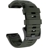 INF Garmin Fenix armbånd silikone hærgrøn