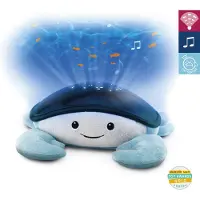 Zazu Cody Crab - Projektorius Lamp with 3 melodies / cry sensor & 3 step sleep programs for childrens (0+)