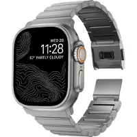 Nomad Titanium Band, Band, SmartWatch, Naturlig, Apple, Ultra / 46mm, Titanium
