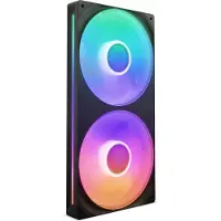NZXT F Series F280 RGB Core - Enkeltramme-blæserenhed - 140 mm - hvidmatteret