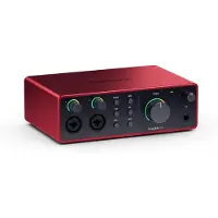 Focusrite Scarlett 4i4, Desktop, USB, 56 dB, 9 dBu, 3000 ohm (O), 24-bit/192kHz