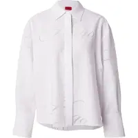 HUGO HUGOtil kvinder. 50562585 Bluse Echinacea hvidt print (40), Casual, Viscose, Lange ærmer
