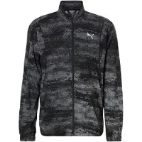 Puma Run Velocity Printed Track Jacket Men, Clothing, Black, M