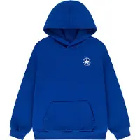 Converse Hættetrøje - Blue m. Print - - 10-12 år (140-152) - Hættetrøje