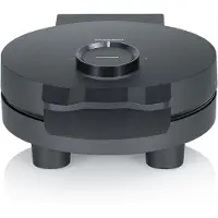 Severin WA 2116, 1 vaffel/vafler, Hjerte (form), Sort, Plast, Rustfrit stål, 0,665 m, Opvarmning, Klar