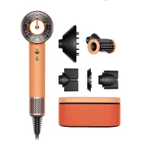 Dyson Supersonic Nural hårtørrer – Straight+Wavy (Ceramic apricot/Topaz)