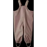 Wheat Regnbukser m. Seler - PU - Charlo - Dusty Lilac - - 1 år (80) - Regnbukser