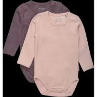 Minymo Body l/æ - 2-Pak - Misty Rose - - 74 - Body L/Æ
