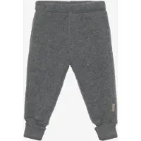 Mikk-Line Bukser - Uld - Noos - Anthracite Melange - - 2 år (92) - Bukser - Uld