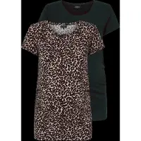 ONLY Maternity Shirts 'OLMLovely' lysebeige / brun / lysegrå / sort