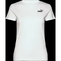 Puma ESS Small No. 1 Logo Tee Women, Clothing, White, M