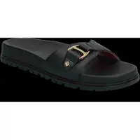 Ralph Lauren Lauren Ralph Laurentil kvinder. 802982883002 Tasha Flip Flop læder sandaler sort (40), Fast, Ingen, Casual