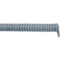 Lappkabel Lapp ÖLFLEX Spiral 400 P, 1,5 m, Grå, PVC, 3000 V, 1 mm², 5 - 50 °C