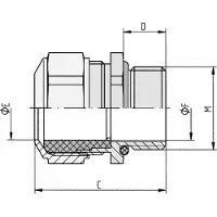 Lapp SKINDICHT SM-M 20x1,5 INOX - (10 stk.)