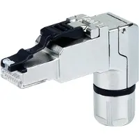 Telegärtner J00026A4004, RJ45, Sort, Rustfrit stål