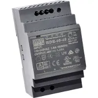 MEAN WELL HDR-60-5, 85 - 264 V, 60 W, 5 V, 6,5 A, RoHS, 52,5 mm