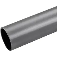 Fiap 2498, Jordrør, Polyvinylchlorid (PVC), Grå, 1 m, 9 cm, 2,7 mm