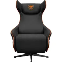 Cougar CGR-MGS-ORB, Gamingsofa, 150 kg, Polstret sæde, Polstret ryglæn, Sort, Sort