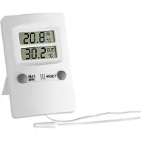 TFA-Dostmann 30.1009, Elektronisk miljøtermometer, Indendørs/udendørs, °C, 50 - 70 °C, Digital, 58 - 158 °F