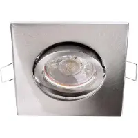 Deko-light Alioth 110030 Loftsindbygningsring LED (RGB), Halogen GU5.3, MR 16 35 W Sølv