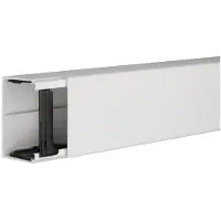 Hager Kabelkanal LF 60090 PG kompletHøjde 60 mm, bredde 90 mm, Længde 2000 mmPerlegrå ral 7035 plast - (2 meter)