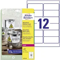 Avery-Zweckform Etiketter 99,1x42,3 mm hvid - (20 ark x 12 stk.)