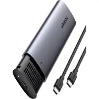 UGREEN - Lagringspakning - M.2 - M.2 NVMe Card - USB 3.1 (Gen 2) - grå