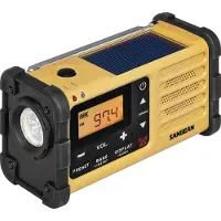 Sangean MMR-88 (USB-C) gul nødradio, håndsving og solradio