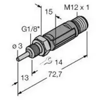 Turck 9910574 TTM100C-103A-G1/8-LI6-H1140-L013-50/100C Temperatursensor -50 til 100 °C