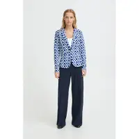 Ichi Blazer 'KATE' blå / hvid